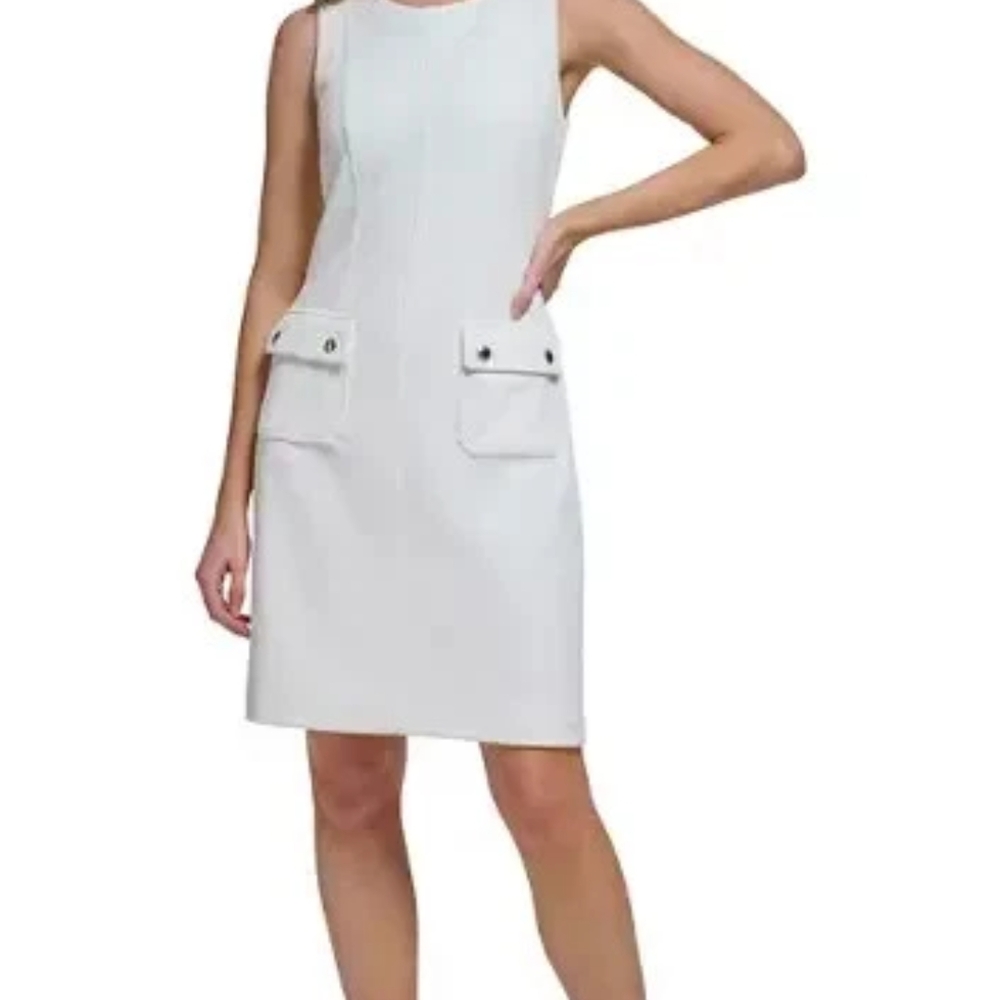 Elegen White Dress